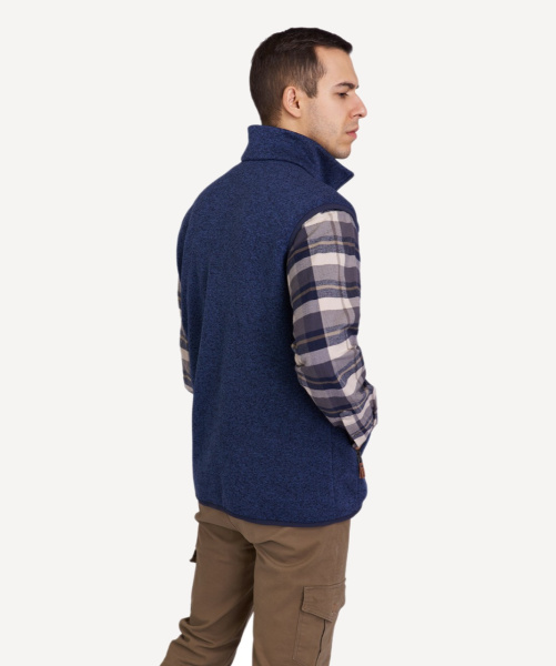 Жилет Флис RedFox Tweed Man (Мужской; S; Черно-Синий)